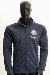 Jacke blau melange XL