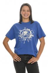 T-Shirt „Splash“ royalblau 